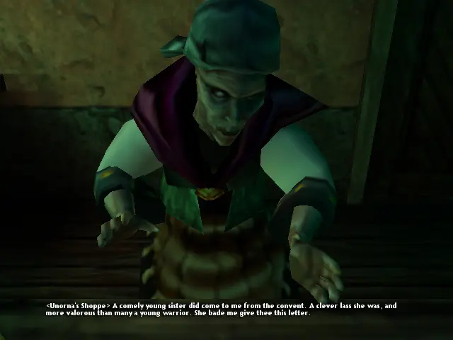 Anezka donant-los la carta d'Anezka