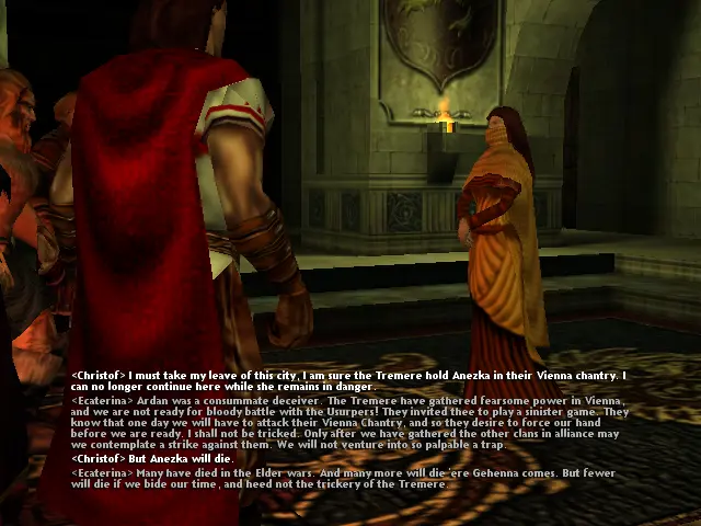 A la universitat, Ecaterina d'una banda, i d'una altra tot l'equip vampíric